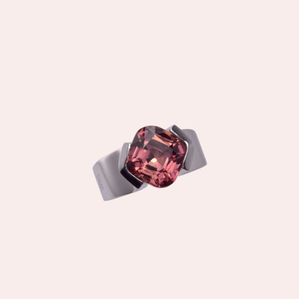 Bague Alice Or Gris et Tourmaline