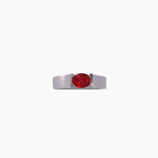 Bague P'tite Alice Rubis Or Gris