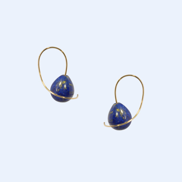 Boucles d'Oreilles Swing Lapis Lazuli