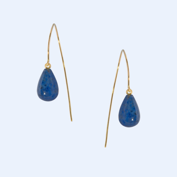 Boucles d'Oreilles Virgule C Dumortiérite