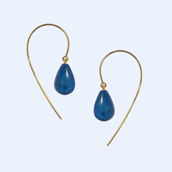 Boucles d'Oreilles Virgule C Dumortiérite