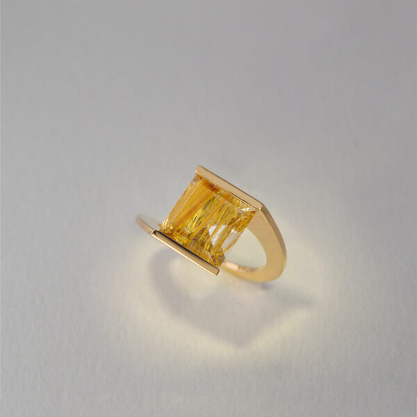 Bague Rutile Or Jaune Benedikt Aichele