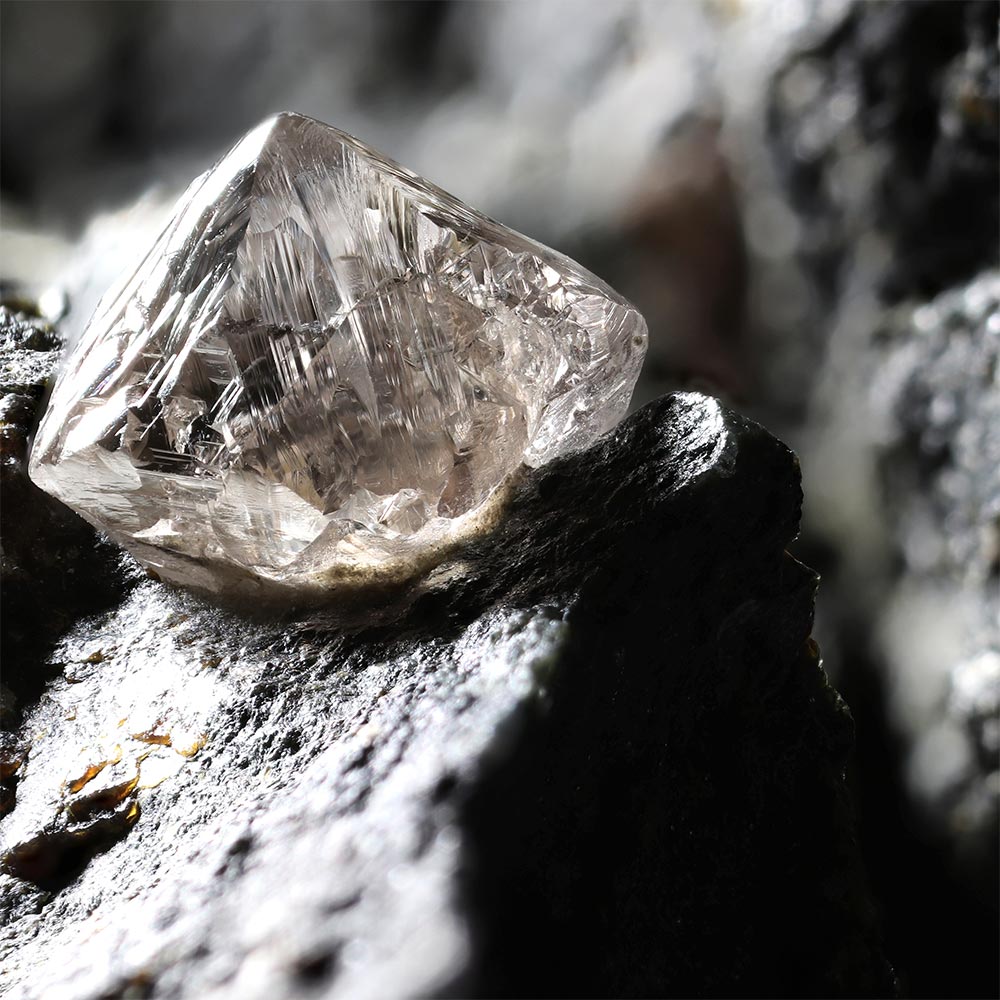 Diamant Brut Octaedre