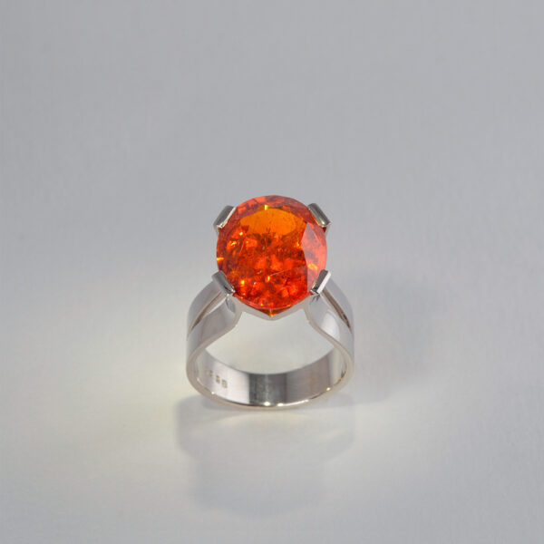 Bague Graal Grenat Mandarin