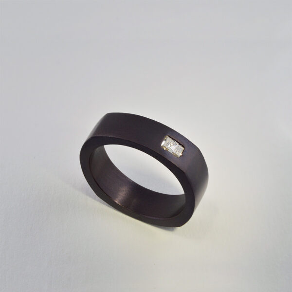 Bague Sasha Diamant Gris Tantale